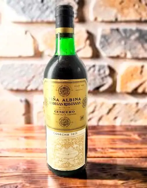vina albina 1971 - Venta de vinos antiguos Viña Albina 1971