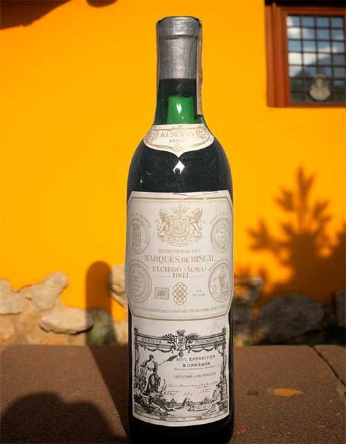 Marques De Riscal Reserva 1962 - Venta de vinos antiguos Marqués De Riscal Reserva 1962