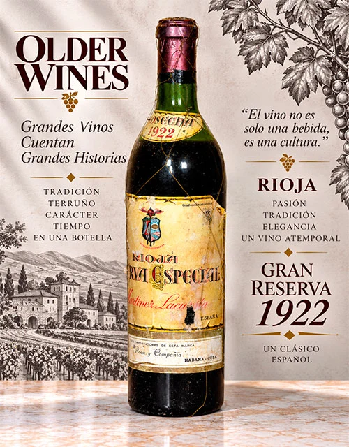 Martinez Lacuesta Reserva Especial 1922 - Venta de vinos antiguos Martínez Lacuesta Reserva Especial 1922