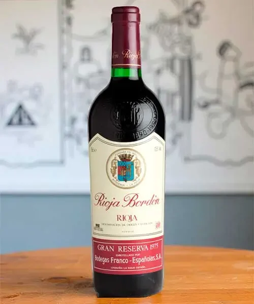Rioja Bordón Gran Reserva 1982