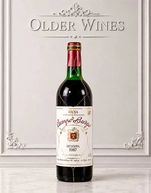 Campo Burgo Reserva 1987 - Venta de vinos antiguos Campo Burgo Reserva 1987