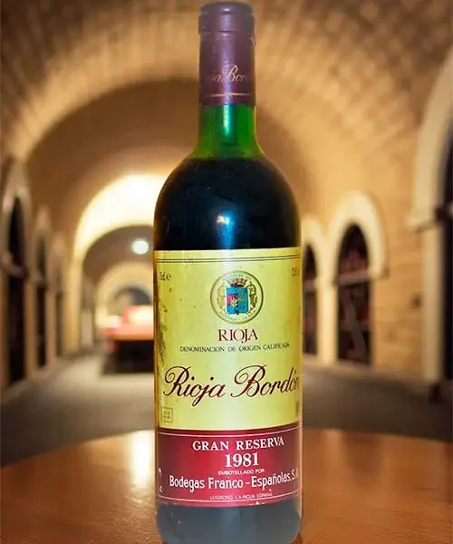 Rioja Bordón Gran Reserva 1981