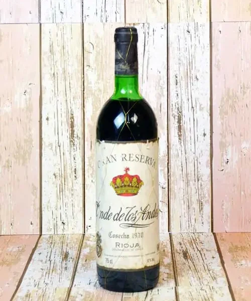 Vino Conde De Los Andes Gran Reserva 1970