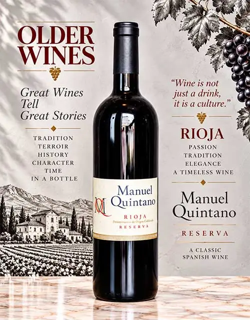 Manuel Quintano 1994 - Venta de vinos antiguos Manuel Quintano 1994