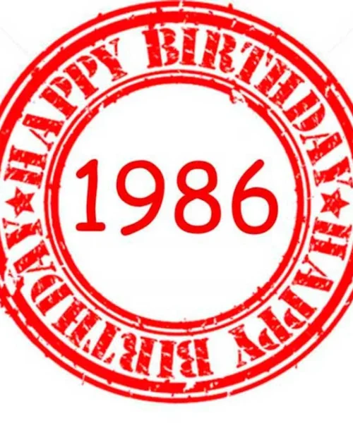 Happy Birthday 1986