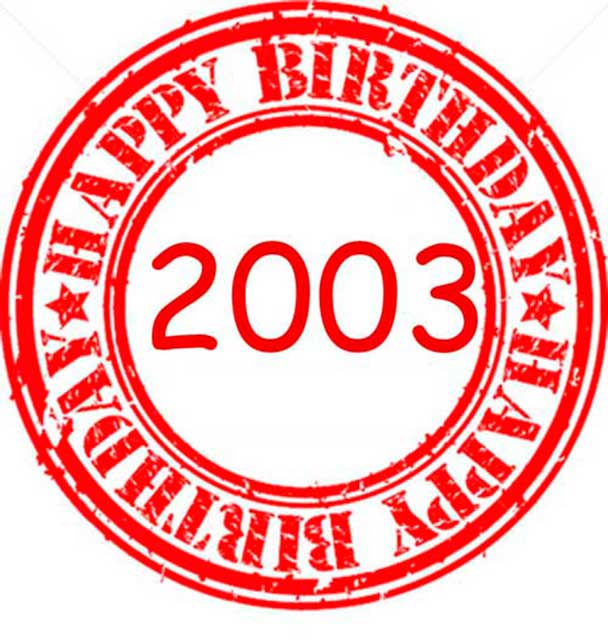 Happy Birthday 2003