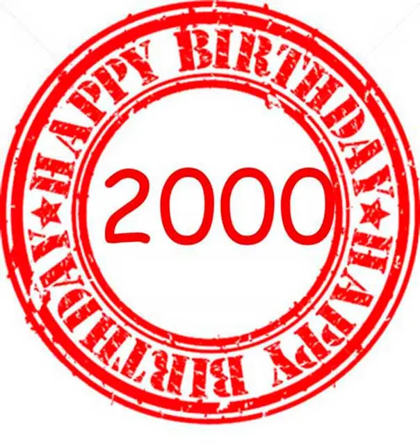 🍇 Feliz Cumpleaños  🍇 Happy Birthday 2000