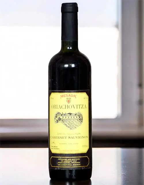 Oriachovitza Cabernet Special Selection 1994 - Venta de vinos antiguos Oriachovitza Cabernet Special Selection 1994
