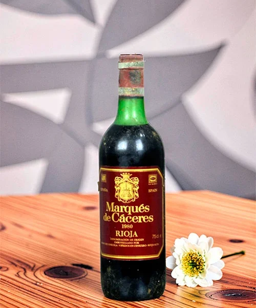Vino Marqués de Cáceres 1980