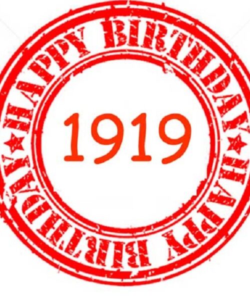 Happy Birthday 1919