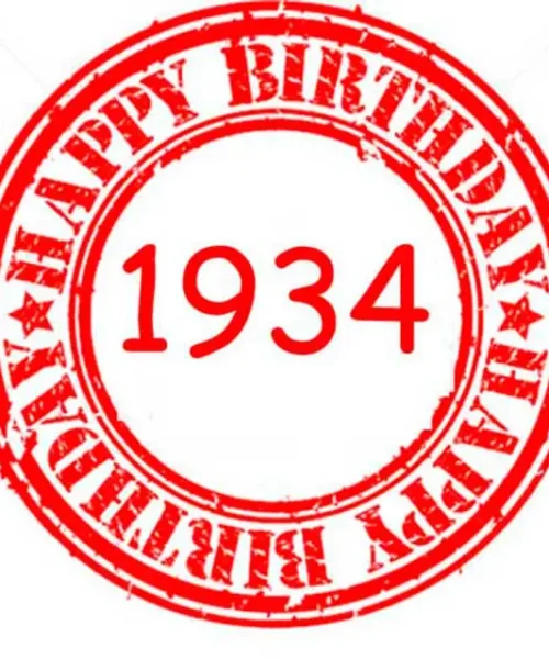 Happy Birthday 1934