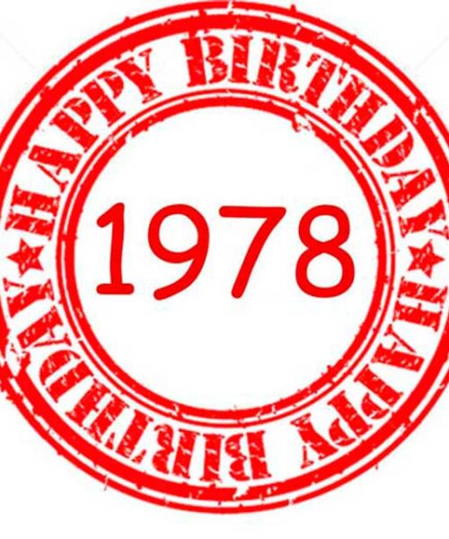 Happy Birthday 1978