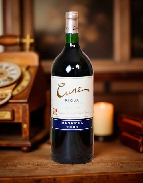 Cune Reserva 2002 Magnum Bodegas CVNE, Barrio de la Estación, Haro, DOC Rioja Cune Reserva 2002 Magnum Bodegas CVNE, Barrio de la Estación, Haro, DOC Rioja