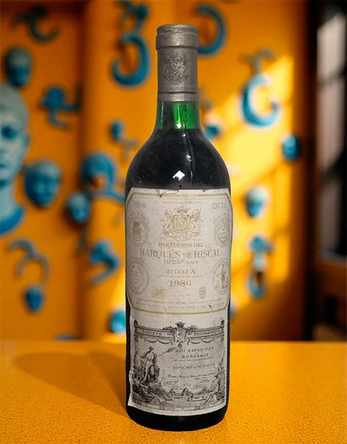 Marques De Riscal 1986 - Venta de vinos antiguos Marqués De Riscal 1986