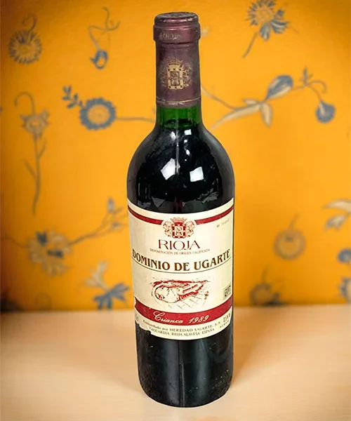Dominio de Ugarte Crianza 1989 - Venta de vinos antiguos Dominio de Ugarte Crianza 1989