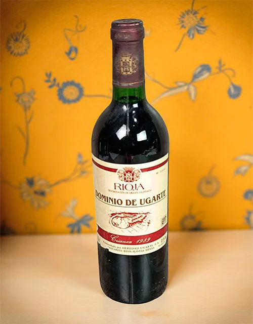 Dominio de Ugarte Crianza 1989 - Venta de vinos antiguos Dominio de Ugarte Crianza 1989