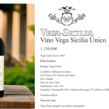 Cuánto vale un Vega Sicilia Único 1964 en 2026