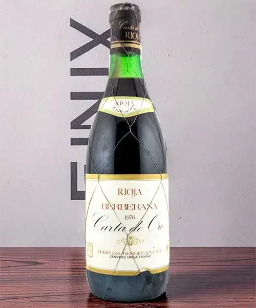 Berberana Carta De Oro 1976 - Venta de vinos antiguos Berberana Carta De Oro 1976