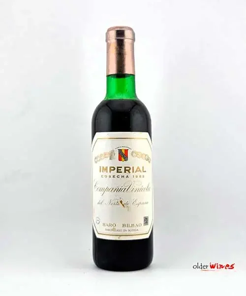 Imperial Rioja Cvne 1962 - Venta de vinos antiguos Imperial Rioja Cvne 1962 0,375 L.