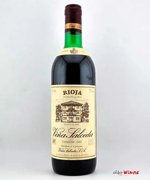 Vina Salceda 1988 - Venta de vinos antiguos Viña Salceda 1988