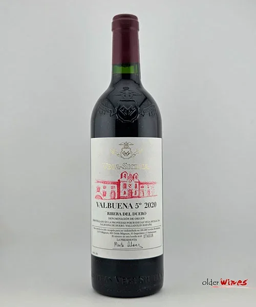 Vega Sicilia Valbuena 5 ano 2020 - Venta de vinos antiguos Vino Vega Sicilia Valbuena 5 año 2020