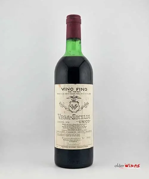 Vega Sicilia Unico 1972 - Venta de vinos antiguos Vega Sicilia Único 1972