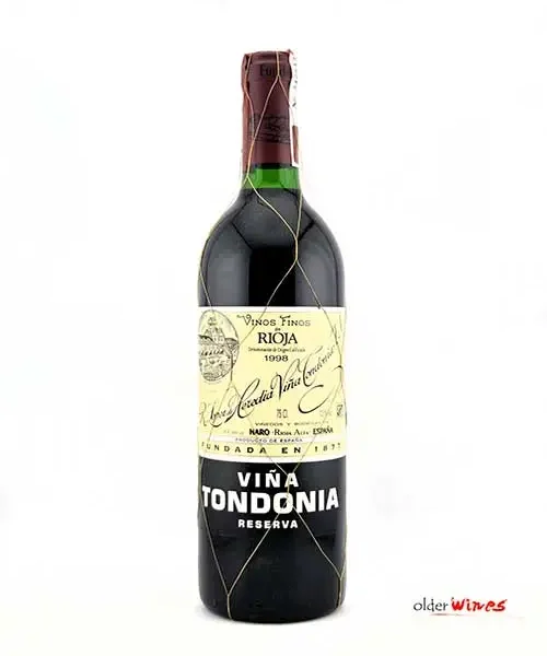 Vino Vina Tondonia Reserva 1998 - Venta de vinos antiguos Vino Viña Tondonia Reserva 1998