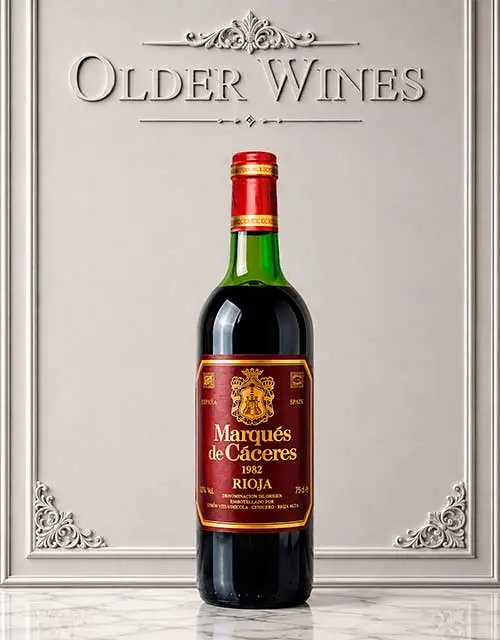 Marques de Caceres Crianza 1982 - Venta de vinos antiguos Marqués de Cáceres Crianza 1982