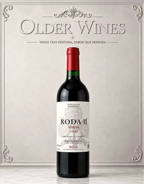 Roda Reserva 1996 - Venta de vinos antiguos Roda Reserva 1996