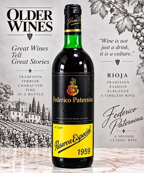 Federico Paternina Reserva Especial 1959