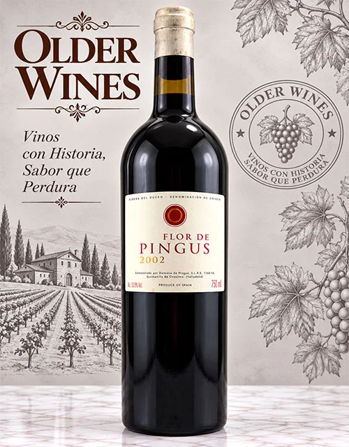 Flor de Pingus 2002 - Venta de vinos antiguos Flor de Pingus 2002