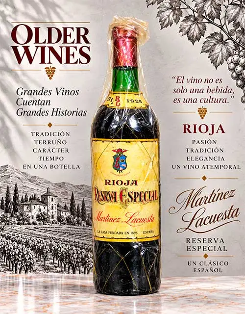 Martinez Lacuesta Reserva Especial 1928 - Venta de vinos antiguos Martínez Lacuesta Reserva Especial 1928