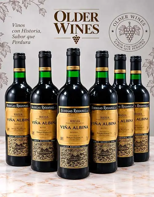 Navidad 2026 Vina Albina Gran Reserva 1999 - Venta de vinos antiguos Navidad 2026 Viña Albina Gran Reserva 1999