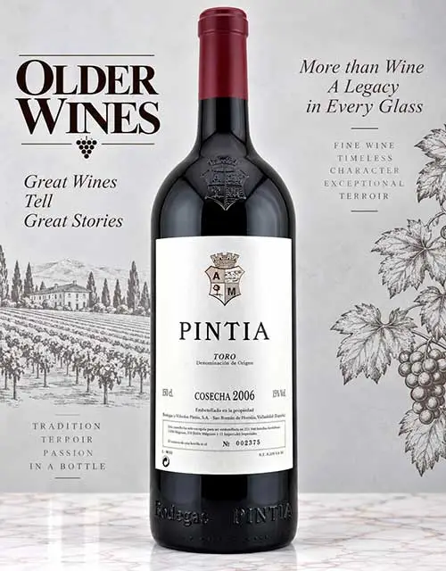 PIntia 2006 Magnum - Venta de vinos antiguos Pintia 2006 Magnum