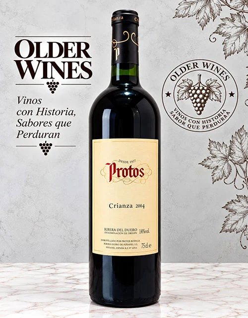 Protos Crianza 2004 - Venta de vinos antiguos Protos Crianza 2004