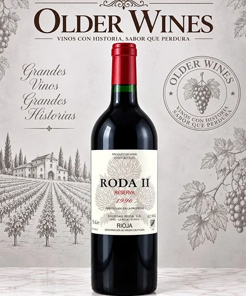 Roda II Reserva 1996 - Venta de vinos antiguos Roda II Reserva 1996