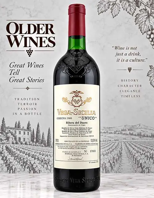 Vega Sicilia Unico 1968 - Venta de vinos antiguos Vega Sicilia Único 1968