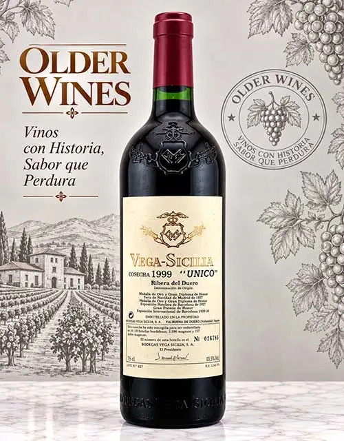 Vega Sicilia Unico 1999 - Venta de vinos antiguos Vega Sicilia Único 1999