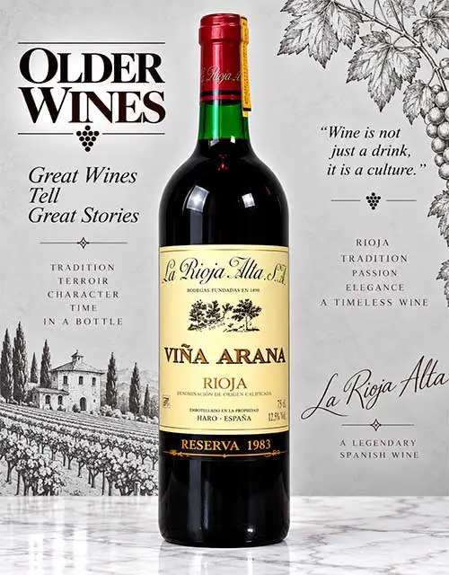Vina Arana 1983 - Venta de vinos antiguos Viña Arana Reserva 1983