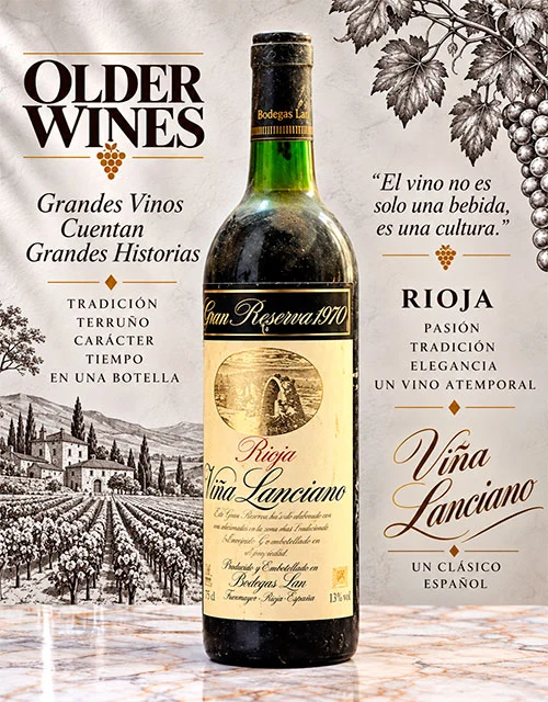 Vina Lanciano Gran Reserva 1970 - Venta de vinos antiguos Viña Lanciano Gran Reserva 1970