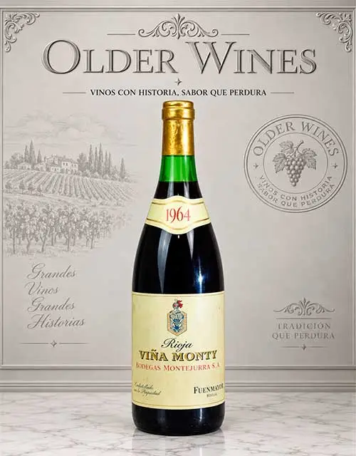 Vina Monty 1964 - Venta de vinos antiguos Viña Monty 1964