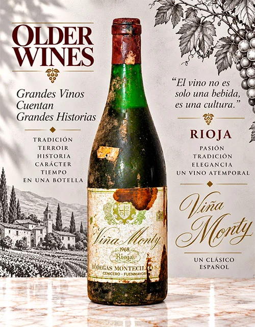 Vina Monty 1968 - Venta de vinos antiguos Viña Monty Reserva 1968