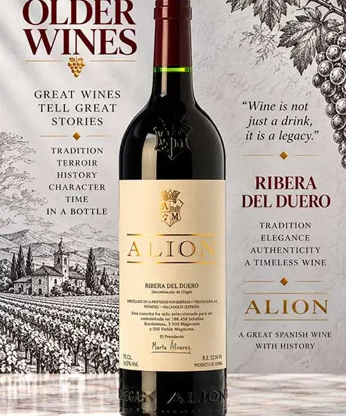 Alion 2009 - Venta de vinos antiguos Alión 2009