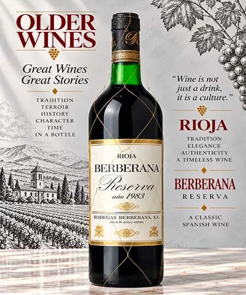 Berberana Reserva 1983 - Venta de vinos antiguos Berberana Reserva 1983