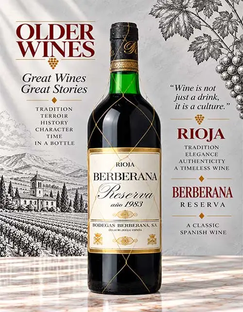 Berberana Reserva 1983 - Venta de vinos antiguos Berberana Reserva 1983