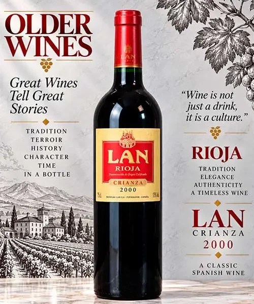 Lan Crianza 2000 - Venta de vinos antiguos Lan Crianza 2000