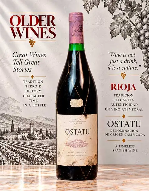 Ostatu 2002 - Venta de vinos antiguos Ostatu 2002