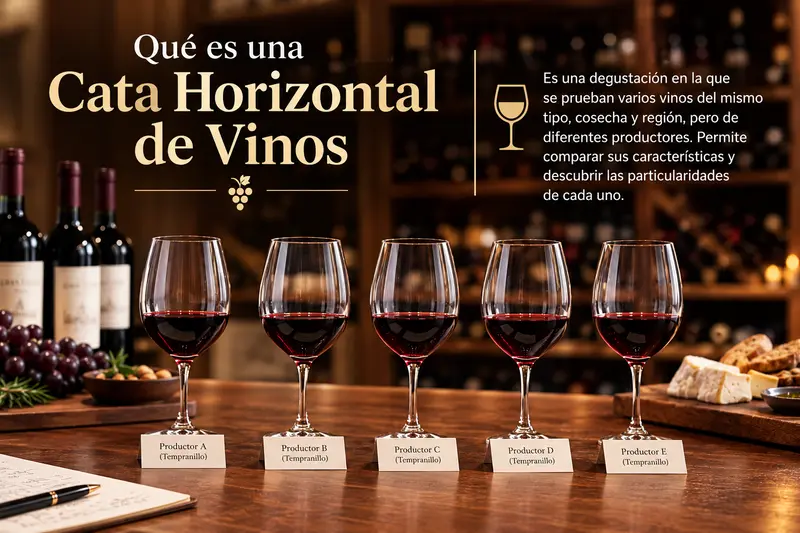 Que es una cata horizontal - Venta de vinos antiguos Qué es una cata horizontal