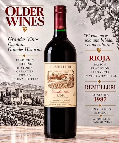 Remelluri Reserva 1987 - Venta de vinos antiguos Remelluri Reserva 1987