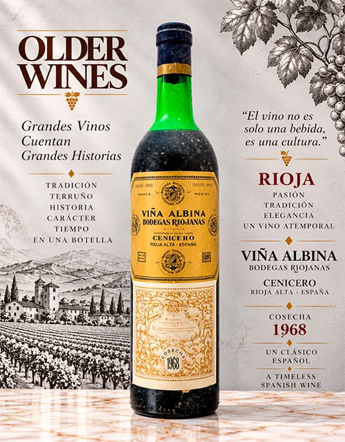 Vina Albina 1968 - Venta de vinos antiguos Viña Albina 1968